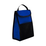 Back Bay Recycled Non Woven Lunch Cooler - Blue, Black Blank Back Bay Recycled Non Woven Lunch Cooler - Blue, Black Blank