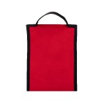 Back Bay Recycled Non Woven Lunch Cooler - Red, Black Blank Back Bay Recycled Non Woven Lunch Cooler - Red, Black Blank