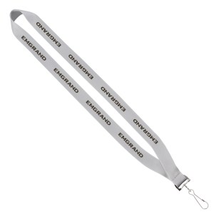 3/4" Economy Polyester Lanyard with Sewn Silver Tone Swivel Snap Hook 1 3/4" Economy Polyester Lanyard with Sewn Silver Tone Swivel Snap Hook 1