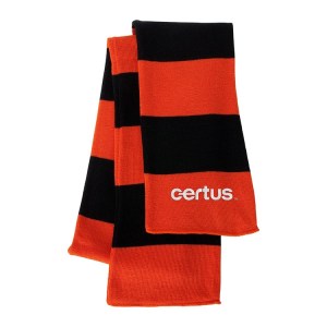 Sportsman SP02 Rugby Striped Knit Scarf 1 Sportsman SP02 Rugby Striped Knit Scarf 1