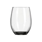 Wine O'Clock 9oz ARC Stemless Wine Glass C8832 with Color Bottom - Black Blank Wine O'Clock 9oz ARC Stemless Wine Glass C8832 with Color Bottom - Black Blank