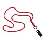 1/8" Polyester Cord Lanyard with Bulldog Clip 5 1/8" Polyester Cord Lanyard with Bulldog Clip 5