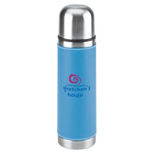Leatherette Vacuum Bottle - 16 Oz. 1 Leatherette Vacuum Bottle - 16 Oz. 1