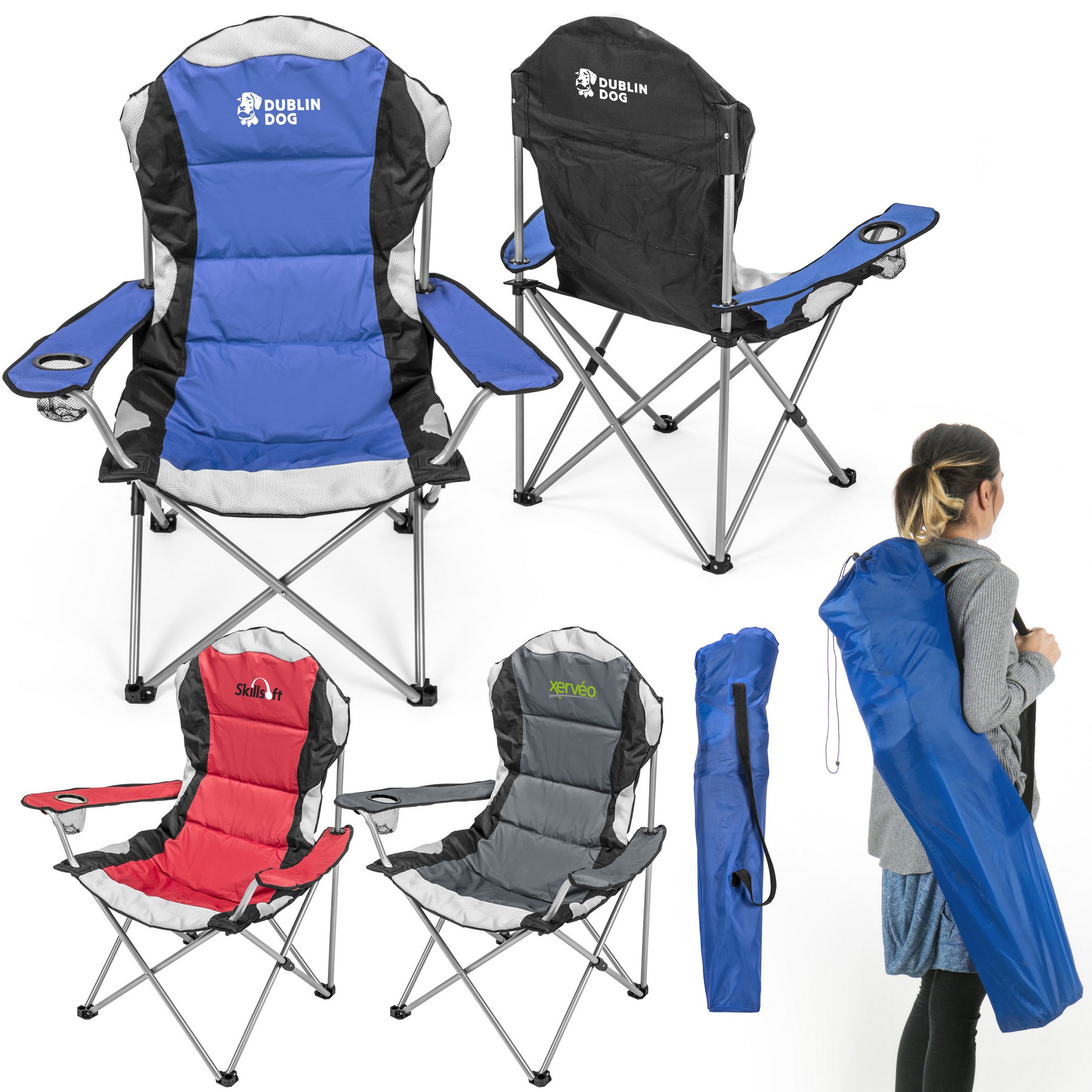 Go-Everywhere Padded Fold-Up Lounge Chair 1