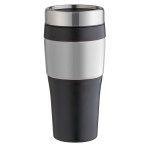 No-Slip-Grip Tumbler - 16 Oz. - Silver Blank No-Slip-Grip Tumbler - 16 Oz. - Silver Blank