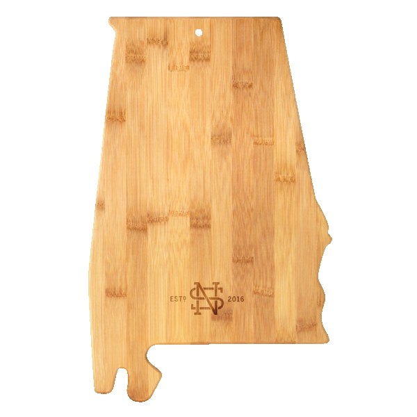 U.S. State Shaped Bamboo Cutting & Serving Boards 1 U.S. State Shaped Bamboo Cutting & Serving Boards 1