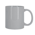 Brookline 11oz White C-Handle Mug - Blank Brookline 11oz White C-Handle Mug - Blank
