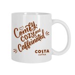 Brookline 11oz White C-Handle Mug - White Screen Print Brookline 11oz White C-Handle Mug - White Screen Print