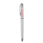 Basecamp River Recycled Plastic Hybrid Writing Pen - Silver Screen Print Basecamp River Recycled Plastic Hybrid Writing Pen - Silver Screen Print