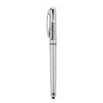 Basecamp River Recycled Plastic Hybrid Writing Pen - Silver Basecamp River Recycled Plastic Hybrid Writing Pen - Silver