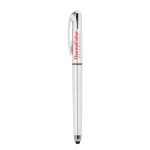 Basecamp River Recycled Plastic Hybrid Writing Pen - White Screen Print Basecamp River Recycled Plastic Hybrid Writing Pen - White Screen Print