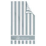 Double Sided Cabana Stripe Beach Towel - MNGCS-GY-SP Double Sided Cabana Stripe Beach Towel - MNGCS-GY-SP