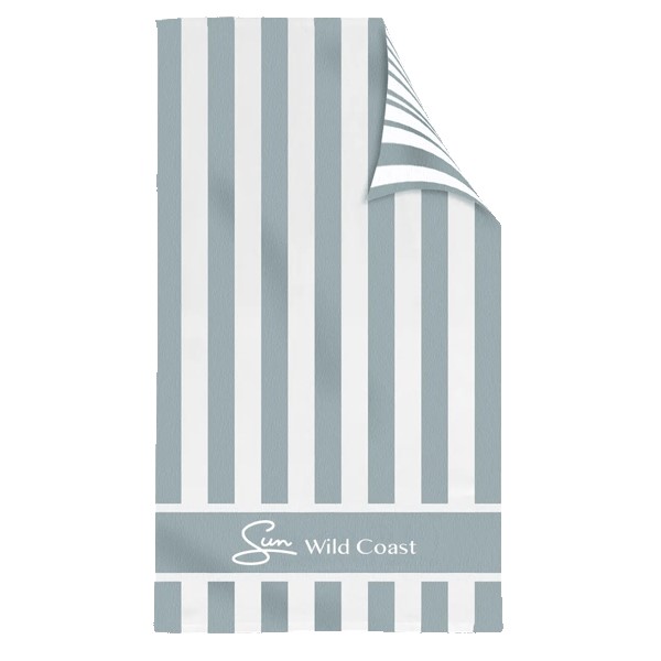 Double Sided Cabana Stripe Beach Towel 1
