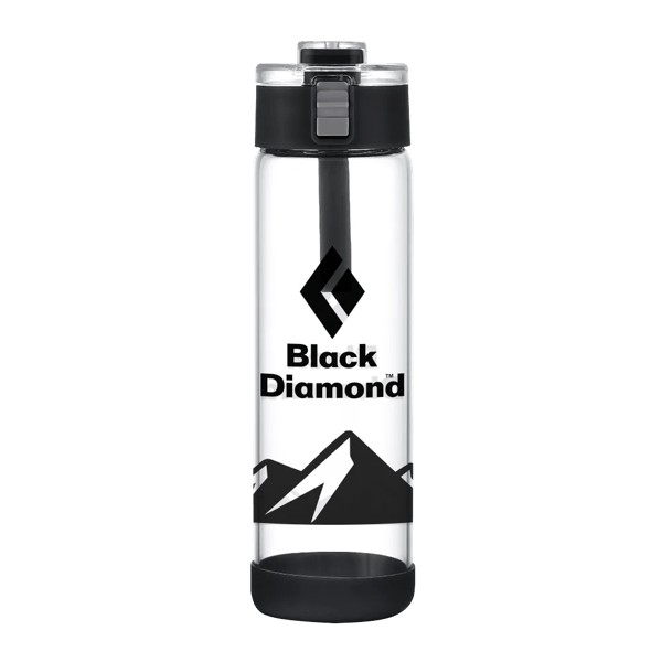 Laramie 22oz Glass Bottle w Flip Lid 1