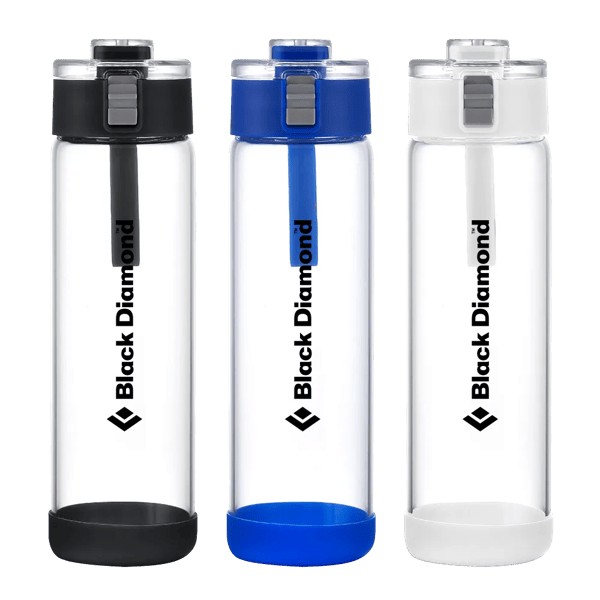 Laramie 22oz Glass Bottle w Flip Lid 1