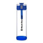 Laramie 22oz Glass Bottle w Flip Lid - TM26501-BL-SP Laramie 22oz Glass Bottle w Flip Lid - TM26501-BL-SP