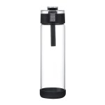 Laramie 22oz Glass Bottle w Flip Lid - TM26501-BK Blank Laramie 22oz Glass Bottle w Flip Lid - TM26501-BK Blank
