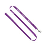 3/4" Smooth Nylon Pet Leash with Bright Metal Snap Hook - Yellow 3/4" Smooth Nylon Pet Leash with Bright Metal Snap Hook - Yellow
