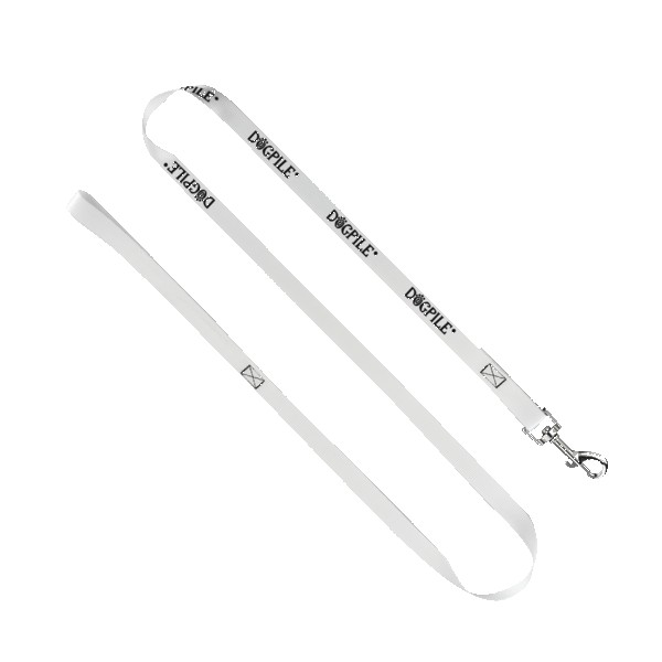 3/4" Smooth Nylon Pet Leash with Bright Metal Snap Hook 1