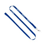 3/4" Smooth Nylon Pet Leash with Bright Metal Snap Hook - Royal Blue 3/4" Smooth Nylon Pet Leash with Bright Metal Snap Hook - Royal Blue