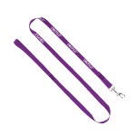 3/4" Smooth Nylon Pet Leash with Bright Metal Snap Hook - Dark Purple 3/4" Smooth Nylon Pet Leash with Bright Metal Snap Hook - Dark Purple