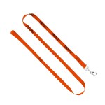 3/4" Smooth Nylon Pet Leash with Bright Metal Snap Hook - Orange 3/4" Smooth Nylon Pet Leash with Bright Metal Snap Hook - Orange