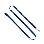 3/4" Smooth Nylon Pet Leash with Bright Metal Snap Hook - Navy 3/4" Smooth Nylon Pet Leash with Bright Metal Snap Hook - Navy
