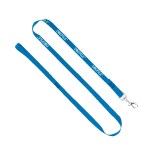 3/4" Smooth Nylon Pet Leash with Bright Metal Snap Hook - Electric Blue 3/4" Smooth Nylon Pet Leash with Bright Metal Snap Hook - Electric Blue