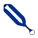 3/4" Polyester Key Chain with Crimp Split Ring 2 3/4" Polyester Key Chain with Crimp Split Ring 2