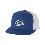 Yupoong 6006 5-Panel Flat Bill Trucker Cap - White Yupoong 6006 5-Panel Flat Bill Trucker Cap - White