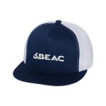 Yupoong 6006 5-Panel Flat Bill Trucker Cap - White Yupoong 6006 5-Panel Flat Bill Trucker Cap - White