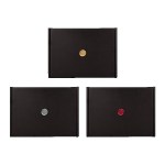 Black Gift Box with Wax Stamp Decoration 1 Black Gift Box with Wax Stamp Decoration 1