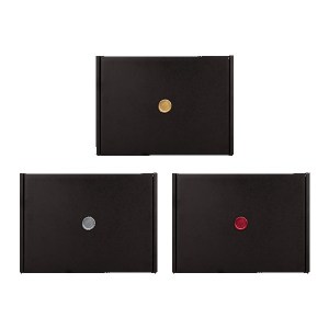 Black Gift Box with Wax Stamp Decoration 1 Black Gift Box with Wax Stamp Decoration 1