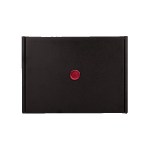 Black Gift Box with Wax Stamp Decoration - Blank Black Gift Box with Wax Stamp Decoration - Blank