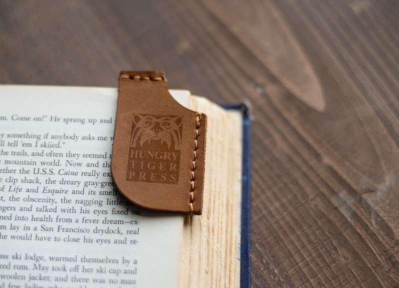 Dogear Leather Corner Bookmark 1