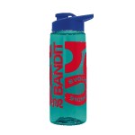 Gravel 26oz Tritan® Flair Bottle - Translucent Teal Royal Blue Screen Print Gravel 26oz Tritan® Flair Bottle - Translucent Teal Royal Blue Screen Print