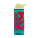 Gravel 26oz Tritan® Flair Bottle - Translucent Teal Pastel Yellow Screen Print Gravel 26oz Tritan® Flair Bottle - Translucent Teal Pastel Yellow Screen Print
