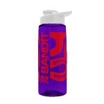 Gravel 26oz Tritan® Flair Bottle - Transparent Violet White Screen Print Gravel 26oz Tritan® Flair Bottle - Transparent Violet White Screen Print