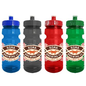 Cycle 24oz Recycled Transparent Bike Bottle w/Push-Pull Lid 1 Cycle 24oz Recycled Transparent Bike Bottle w/Push-Pull Lid 1