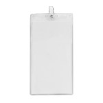 4" x 8" Blank Oversized Vertical Vinyl Pouch with Bulldog Clip 4 4" x 8" Blank Oversized Vertical Vinyl Pouch with Bulldog Clip 4