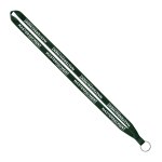 IMPORT Rush 1/2" Polyester Lanyard with Sewn Silver Metal Split-Ring - Turquoise Blank IMPORT Rush 1/2" Polyester Lanyard with Sewn Silver Metal Split-Ring - Turquoise Blank