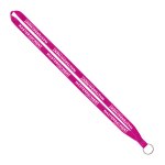 IMPORT Rush 1/2" Polyester Lanyard with Sewn Silver Metal Split-Ring - Purple Blank IMPORT Rush 1/2" Polyester Lanyard with Sewn Silver Metal Split-Ring - Purple Blank