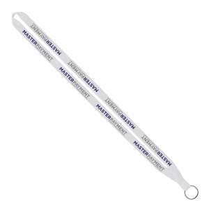 IMPORT Rush 1/2" Polyester Lanyard with Sewn Silver Metal Split-Ring 1 IMPORT Rush 1/2" Polyester Lanyard with Sewn Silver Metal Split-Ring 1