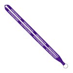 IMPORT Rush 1/2" Polyester Lanyard with Sewn Silver Metal Split-Ring - Cool Gray 8c Blank IMPORT Rush 1/2" Polyester Lanyard with Sewn Silver Metal Split-Ring - Cool Gray 8c Blank