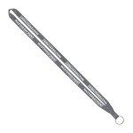 IMPORT Rush 1/2" Polyester Lanyard with Sewn Silver Metal Split-Ring - Electric Blue Blank IMPORT Rush 1/2" Polyester Lanyard with Sewn Silver Metal Split-Ring - Electric Blue Blank