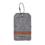 Poplar Felt Luggage Tag - Tan Blank Poplar Felt Luggage Tag - Tan Blank