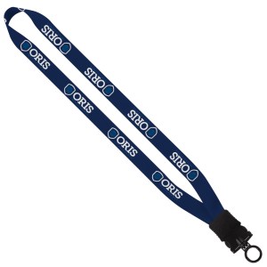 3/4" rPET Dye-Sublimated Waffle Weave Lanyard with Plastic Snap-Buckle Release 1 3/4" rPET Dye-Sublimated Waffle Weave Lanyard with Plastic Snap-Buckle Release 1
