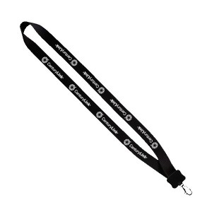 3/4" Smooth Nylon Lanyard with Plastic Clamshell & Swivel Snap Hook 1 3/4" Smooth Nylon Lanyard with Plastic Clamshell & Swivel Snap Hook 1