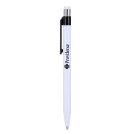 On Point Recycled Ballpoint Pen - White Screen Print On Point Recycled Ballpoint Pen - White Screen Print
