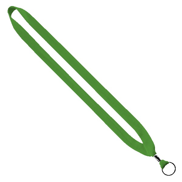 3/4" Cotton Lanyard with Metal Crimp & Split-Ring 1